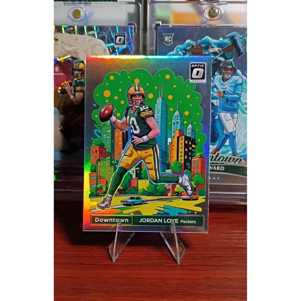 2024 Panini Donruss - Downtown Jordan Love #5 Pack Fresh GB Packers